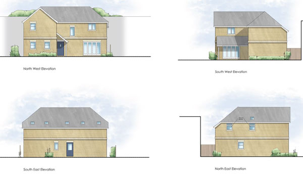 Lot: 43 - LAND WITH PLANNING CONSENT FOR DETACHED DWELLING - 